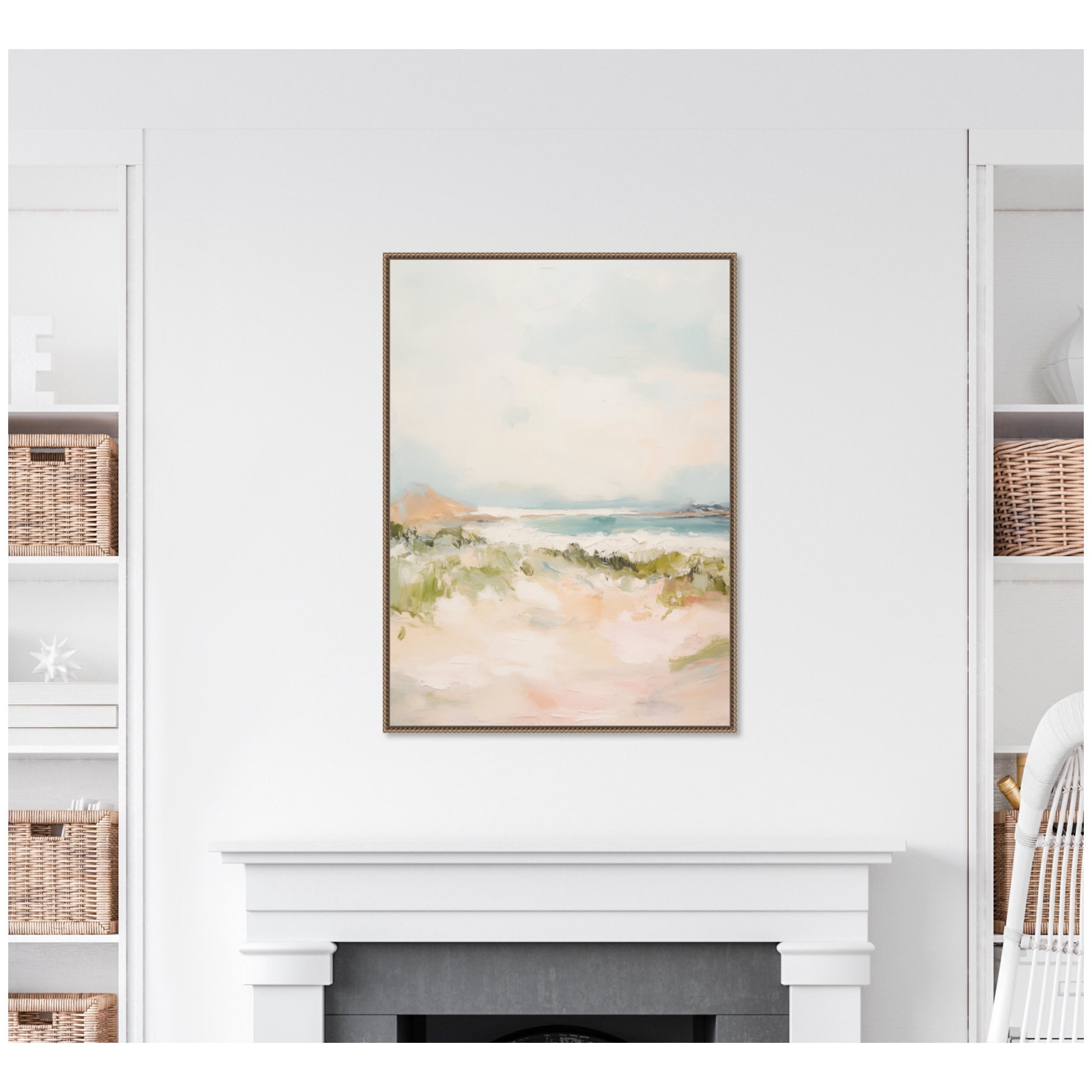 Kate and Laurel Framed Canvas Wall Art Print Tranquil Landscape III ...