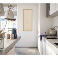 thumbnail image 1 of Kate and Laurel Framed Fabric Pinboard 18 x 42, Beige Botanical Block Print Printed Linen Classic Bulletin Board for Use as a Vision Board or Wall Organization, Florence Gold Frame, 1 of 8