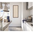thumbnail image 1 of Kate and Laurel Framed Fabric Pinboard 18 x 42, Green Lattice Pattern Printed Linen Classic Bulletin Board for Use as a Vision Board or Wall Organization, Florence Medium Brown Frame, 1 of 8