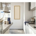 thumbnail image 1 of Kate and Laurel Framed Fabric Pinboard 18 x 42, Neutral Weave Printed Linen Decorative Bulletin Board for Use as a Vision Board or Wall Organization, Lila Gold Frame, 1 of 8