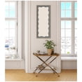 thumbnail image 1 of Kate and Laurel Framed Fabric Pinboard 18 x 42,  Printed Linen Classic Bulletin Board for Use as a Vision Board or Wall Organization, Florence Light Brown Frame, 1 of 8
