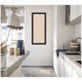 thumbnail image 1 of Kate and Laurel Framed Fabric Pinboard 20 x 44, Neutral Weave Printed Linen Decorative Bulletin Board for Use as a Vision Board or Wall Organization, Accent Bronze Narrow Frame, 1 of 8