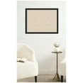 thumbnail image 1 of Kate and Laurel Framed Fabric Pinboard 26 x 20, Neutral Weave Printed Linen Decorative Bulletin Board for Use as a Vision Board or Wall Organization, Bethany Black Frame, 1 of 8