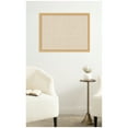 thumbnail image 1 of Kate and Laurel Framed Fabric Pinboard 26 x 20, Neutral Weave Printed Linen Decorative Bulletin Board for Use as a Vision Board or Wall Organization, Bethany Gold Frame, 1 of 8
