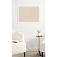 thumbnail image 1 of Kate and Laurel Framed Fabric Pinboard 26 x 20, Neutral Weave Printed Linen Decorative Bulletin Board for Use as a Vision Board or Wall Organization, Bethany White Frame, 1 of 8