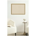 thumbnail image 1 of Kate and Laurel Framed Fabric Pinboard 26 x 20, Neutral Weave Printed Linen Decorative Bulletin Board for Use as a Vision Board or Wall Organization, Mila Dark Gold Frame, 1 of 8
