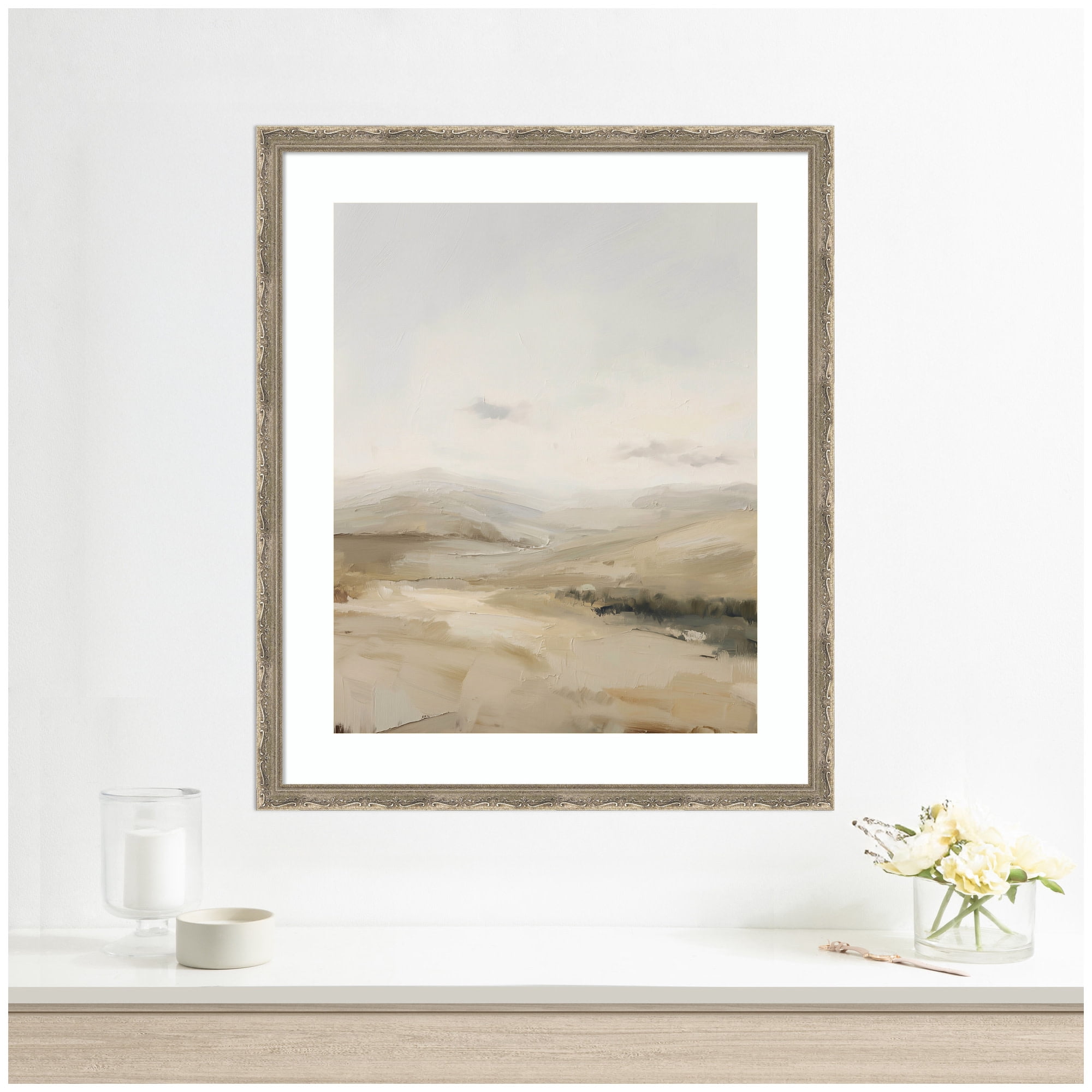 Kate and Laurel Framed Wall Art Print Fading Fields I by Amy Lighthall ...