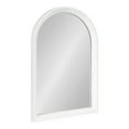 thumbnail image 1 of Kate and Laurel Hartman Farmhouse Arched Wall Mirror, 20 x 30, White, Decorative Modern Farmhouse Wall Accent Mirror with Arched Shape and Robust Craftsmanship, 1 of 8