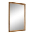 thumbnail image 1 of Kate and Laurel Hatherleigh Modern Farmhouse Rectangle Wooden Wall Mirror, 24 x 36, Rustic Brown, Decorative Wood Rectangular Mirror for Use in Bathroom, Entryway, or Bedroom, 1 of 9