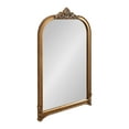 thumbnail image 1 of Kate and Laurel Hubanks Vintage Decorative Tall Arched Mirror, 24 x 38, Gold, Large Antique Statement Arch Mirror for Dresser or Mantel Home Decor Options, 1 of 8