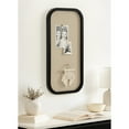 thumbnail image 1 of Kate and Laurel Hutton Transitional Wall Pinboard, 12 x 24, Black, Modern Rounded Rectangle Wall Organizer for Use as Cork Board, Vision Board, or Bulletin Board, 1 of 8