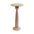 thumbnail image 1 of Kate and Laurel Jakob Modern Wooden Round Side Table, 12 x 24, Light Natural, Circle Pedestal Table for Use as Bedroom Nightstand, Indoor Plant Stand, or Decorative Living Room Table, 1 of 8