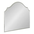 thumbnail image 1 of Kate and Laurel Leanna Glam Wide Horizontal Arch Wall Mirror, 28 x 32, Silver, Sophisticated Arched Bathroom Vanity Mirror with Soft Scallops and Slim Frame, 1 of 8