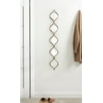thumbnail image 1 of Kate and Laurel Loxi Slim Teardrop Panel Wall Mirror, 7 x 42, Gold, Glam Tall Teardrop Mirror Wall Decor for Use as Skinny Entryway Mirror or Decorative Bedroom Mirror, 1 of 9