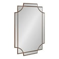 thumbnail image 1 of Kate and Laurel Minuette Traditional Wall Mirror, 24 x 36, Bronze, Decorative Farmhouse Mirror with Elegant Scalloped Interlocking Geometry With Slim Profile, 1 of 8