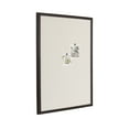 thumbnail image 1 of Kate and Laurel Oakhurst Rectangle Framed Linen Fabric Pinboard, 24 x 36, Distressed Black, Traditional Decorative Bulletin Board with Stepped Profile and Lightly Distressed Finish, 1 of 7