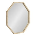 thumbnail image 1 of Kate and Laurel Occonor Vintage Distressed Wooden Octagon Mirror, 26 x 28, Natural Brown, Rustic Farmhouse Irregular Wall Mirror with Geometric Shape and Unique Finish, 1 of 8