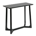 thumbnail image 1 of Kate and Laurel Olivant Modern Rectangle Wood Console Table, 32 x 15 x 30, Black, Decorative Geometric Entryway Table for Use as a Functional Living Room Table, 1 of 8