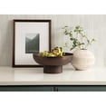 thumbnail image 1 of Kate and Laurel Rooks Ribbed Decorative Metal Bowl, 12 Inch Diameter, Bronze, Vintage Raised Fruit Bowl for Kitchen Counter or Use as a Key Bowl for an Entryway Table, 1 of 8