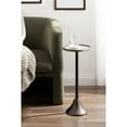 thumbnail image 1 of Kate and Laurel Sanzo Modern Pedestal Drink Table, 10 x 10 x 23, Antique Bronze, Decorative End Table with Mirrored Tabletop for Use as Small Plant Stand or Cute Martini Table, 1 of 8
