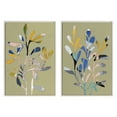 thumbnail image 1 of Kate and Laurel Sylvie Beaded Sedum I and II Vintage Framed Canvas Wall Art Set by Nikita Jariwala, 2 Piece Set 23x33 White, Modern Abstract Plant Art for Wall, 1 of 7