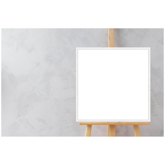 Kate and Laurel Sylvie Blank Framed Canvas, 22 x 22 Set of 2, Sleek Modern Empty Canvas for Painting Your Own Art, Ready to Paint Premium Already Framed Material