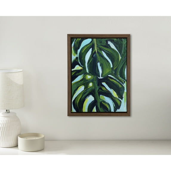 Kate and Laurel Sylvie Blank Framed Canvas Wall Art, 10x13 Brown, Modern Empty Canvas for Paint-Your-Own Art, Ready to Paint Premium Canvas Already Framed