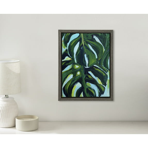 Kate and Laurel Sylvie Blank Framed Canvas Wall Art, 10x13 Gray, Modern Empty Canvas for Paint-Your-Own Art, Ready to Paint Premium Canvas Already Framed