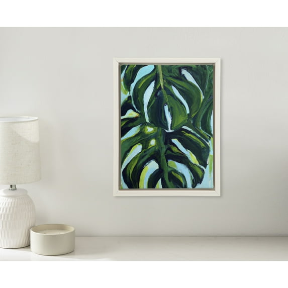 Kate and Laurel Sylvie Blank Framed Canvas Wall Art, 10x13 White, Vintage Modern Empty Canvas for Paint-Your-Own Art, Ready to Paint Premium Canvas Already Framed