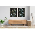 thumbnail image 1 of Kate and Laurel Sylvie Foliage I and Foliage III Framed Canvas Wall Art Set by Nikita Jariwala, 2 Piece 28x38 Gold, Soft Colorful Flower Bouquet Art for Wall, 1 of 7