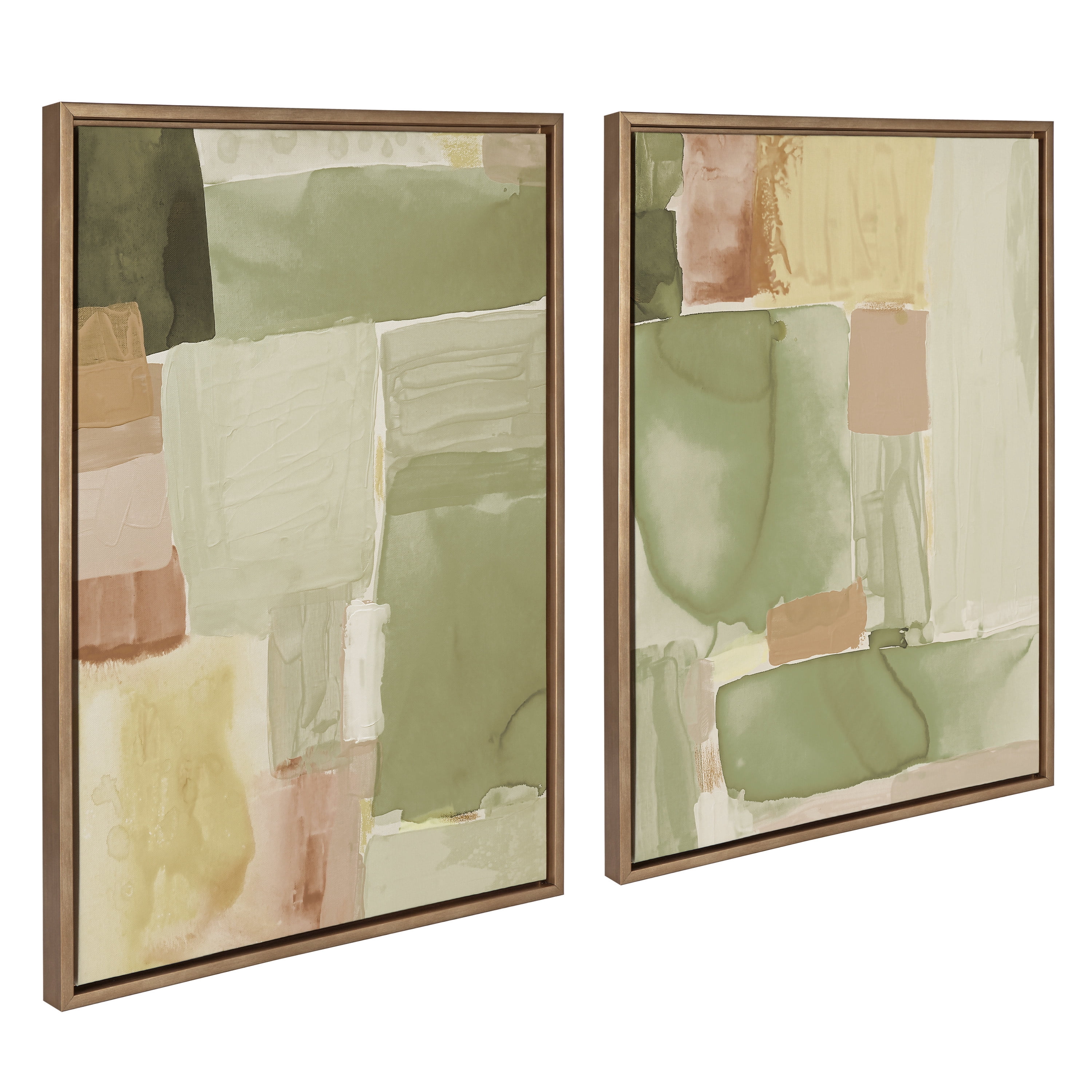Kate and Laurel Sylvie United Colors III and IV Framed Canvas Wall Art ...