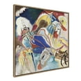 thumbnail image 1 of Kate and Laurel Sylvie Vasily Kandinsky Improvisation No 30 Cannons 1913 Framed Canvas Wall Art by The Art Institute of Chicago, 30x30 Gold, Decorative Museum Series Art Print for Wall, 1 of 6