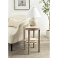 thumbnail image 1 of Kate and Laurel Talcott Modern Round Wood Side Table, 16 x 16 x 24, Light Natural, Transitional Decorative Two-Tier End Table for Use as a Bedroom Nightstand or Living Room Plant Stand Table, 1 of 11