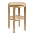 thumbnail image 1 of Kate and Laurel Talcott Modern Round Wood Side Table, 16 x 16 x 24, Natural Wood, Transitional Decorative Two-Tier End Table for Use as a Bedroom Nightstand or Living Room Accent, 1 of 9