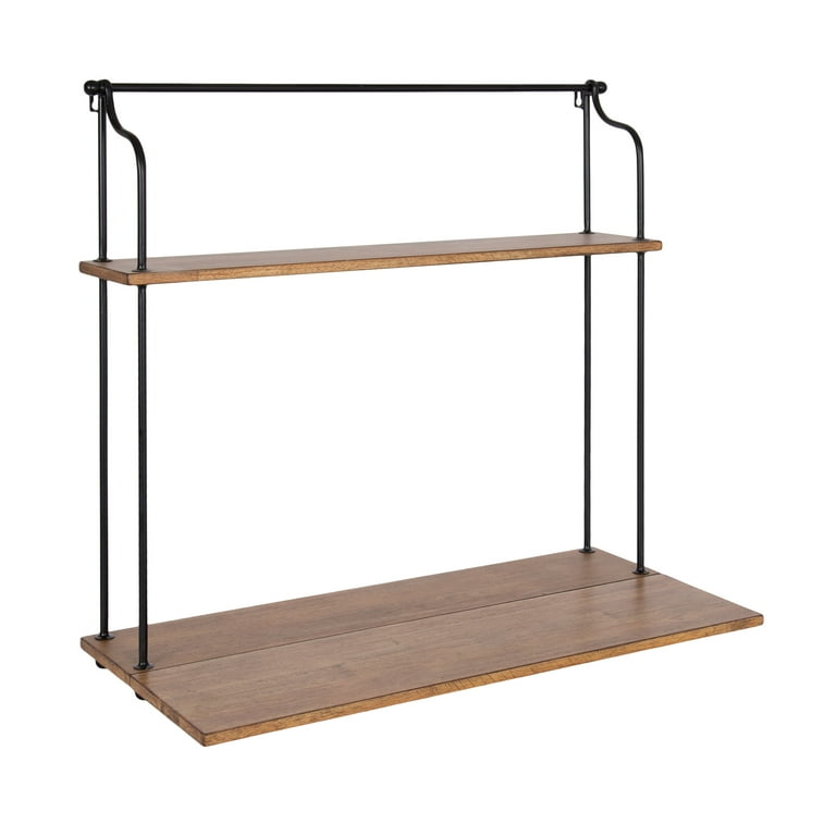 Farmhouse floating desk deals