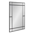 thumbnail image 1 of Kate and Laurel Westgate Transitional Windowpane Rectangle Wall Mirror, 24 x 36, Black, Sophisticated Decorative Window Rectangular Framed Mirror for Wall Decor with Slight Bevel, 1 of 8