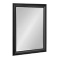 thumbnail image 1 of Kate and Laurel Whitley Traditional Framed Wall Mirror, 22 x 28, Black, Classic Rectangle Bathroom Mirror with Transitional Profile and Beveled Edge Design, 1 of 8