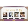 thumbnail image 1 of Kate & Milo ?The Story of Us? Wedding Collage Picture Frame, Our Love Story Keepsake, Engagement, Bridal Shower or Wedding Gift for Couple, White, 1 of 8