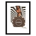 thumbnail image 1 of Kate Moss Designer Fashion Vintage Framed Print, 1 of 1