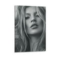 thumbnail image 1 of Kate Moss Supermodel Beauty Portrait Poster Painting On Canvas Wall Art Poster Scroll Picture Print Living Room Walls Decor Home Posters 12x18inch(30x45cm), 1 of 6