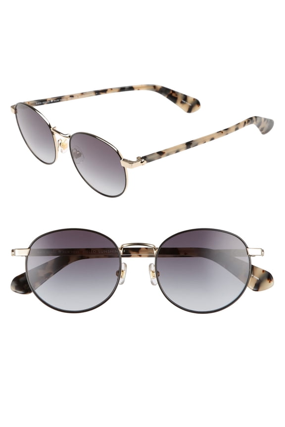 Kate Spade ADELAIS/S Sunglasses BLACK HAVANA/DARK GREY SHADED 50/19/140