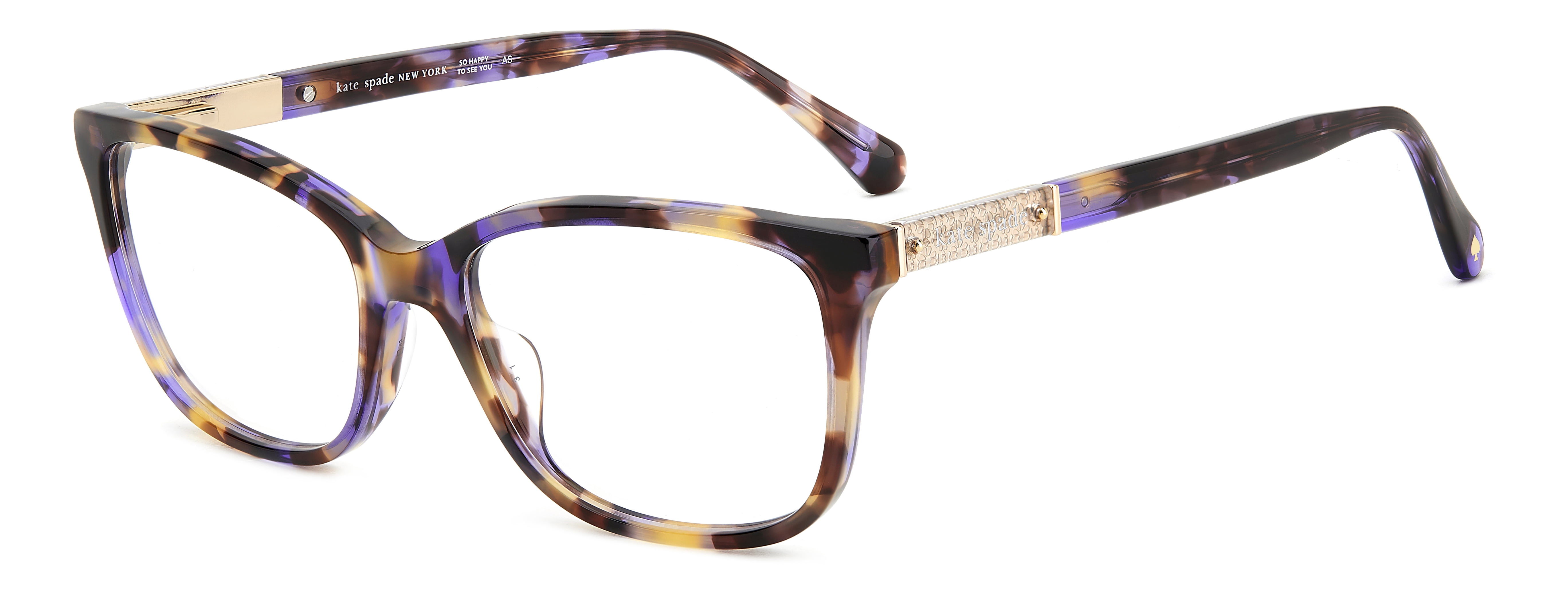 Kate Spade Amabella K8006 Rx'ble Eyeglasses with Case, Havana Multicolor