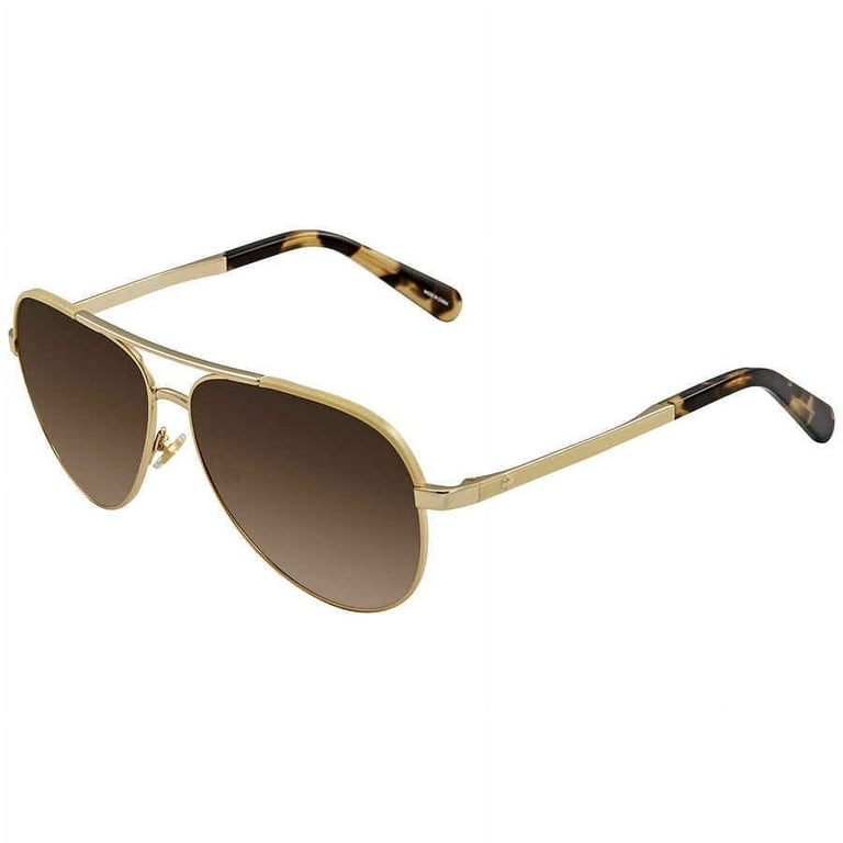 Kate Spade Amarissa/S Metal Womens Aviator Sunglasses Gold 