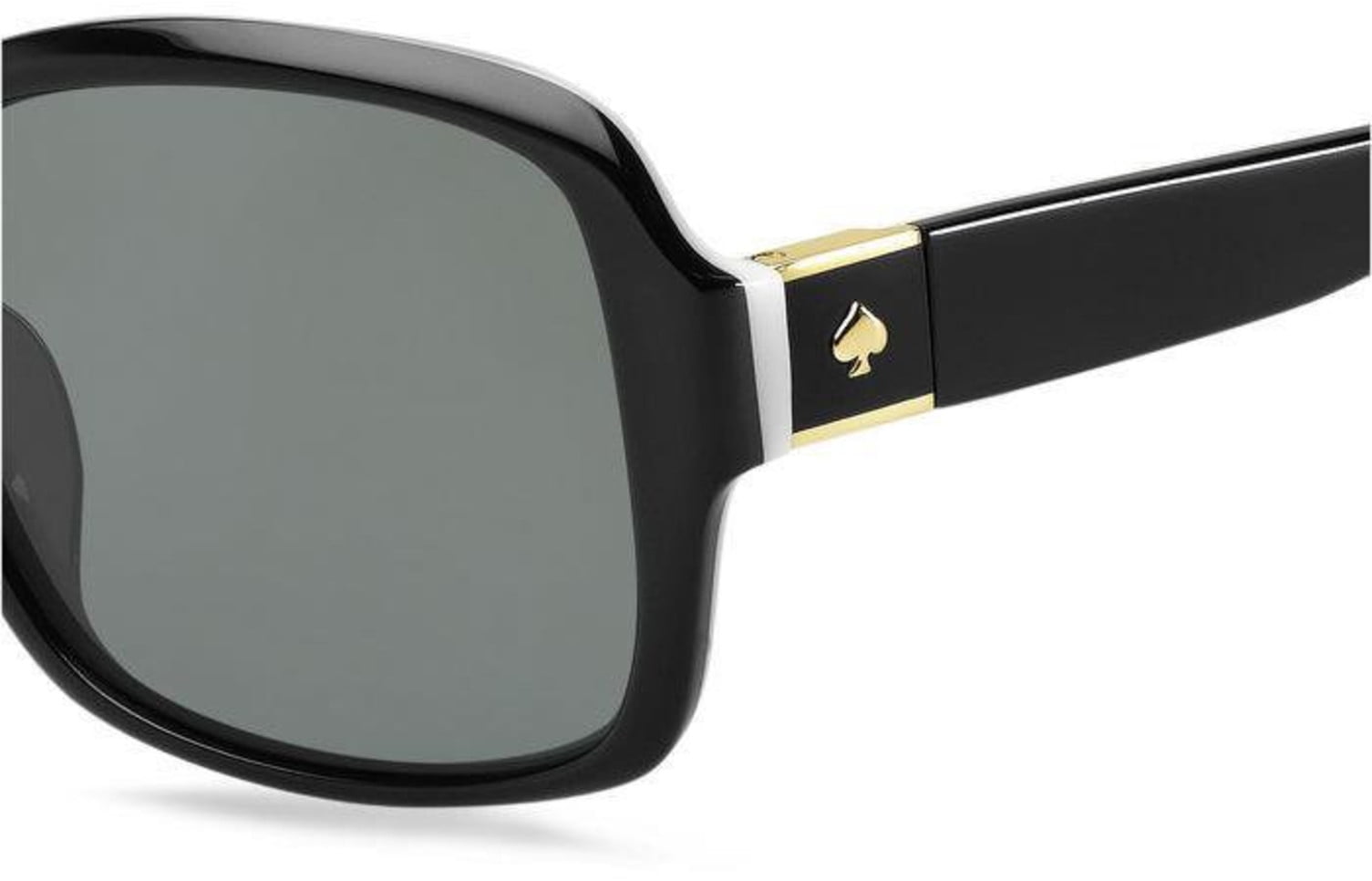 Kate Spade ANNORA/P/S 0QOPRA 54mm Rectangle Sunglasses Women's Black White