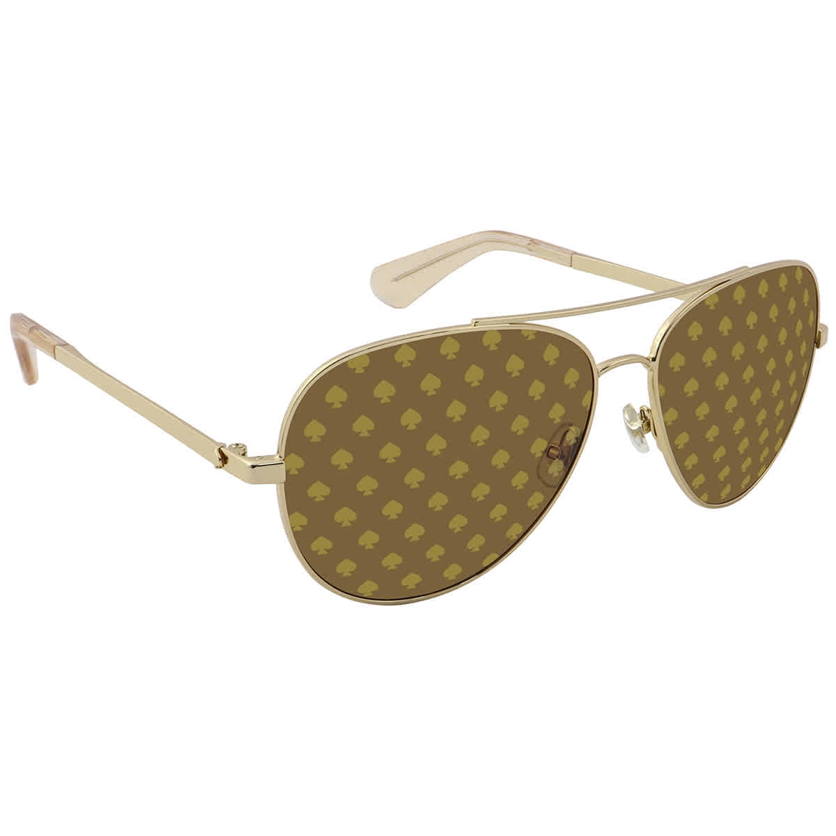 Kate Spade Avaline2/S Metal Womens Aviator Sunglasses Gold 58mm Adult
