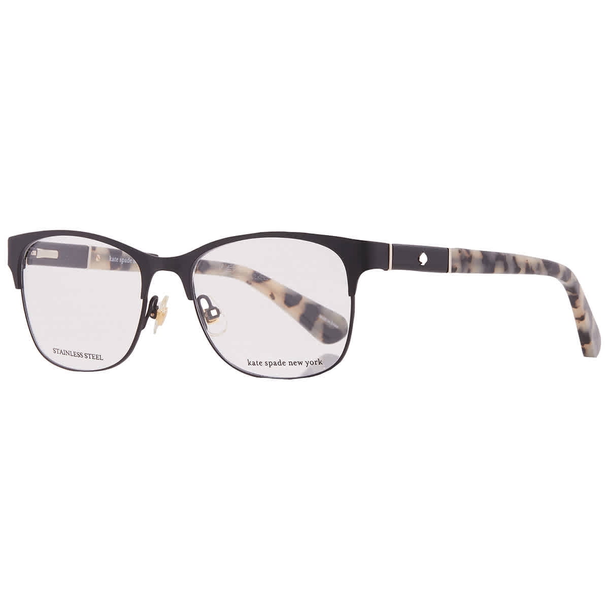 Kate Spade Benedetta Full Rim Rectangular Matte Black Eyeglasses