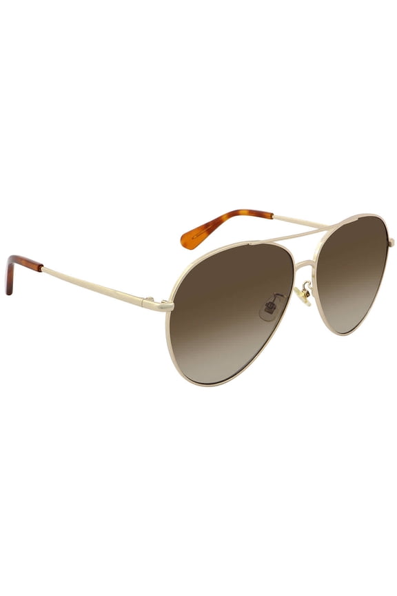 Kate Spade Brown Gradient Pilot Ladies Sunglasses CAROLANE/F/S 03YG/HA 61