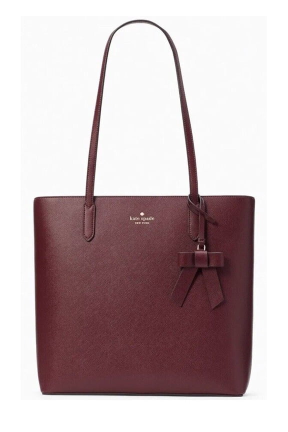 Kate Spade Brynn Large Tote Deep Berry Saffiano K5797