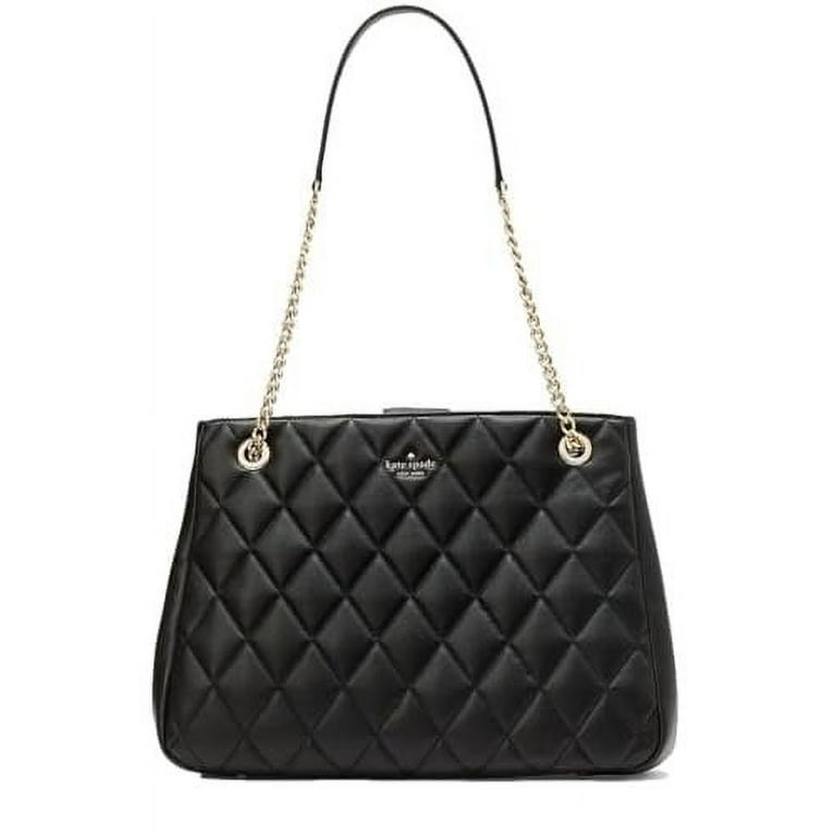 Kate Spade Carey Quilted Leather Large Tote Bag Chain Kate Spade Carey Quilted Leather Large Tote Bag Chain