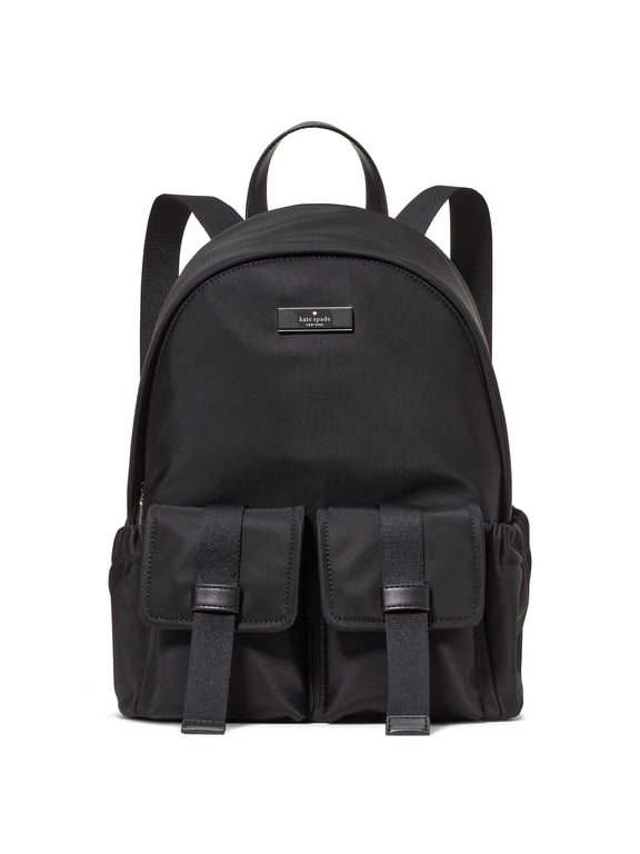 Women's Carter Medium Nylon Cargo Backpack (Black)